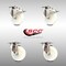 Service Caster 4 Inch 316SS Nylon Wheel Swivel Top Plate Caster Lock Brakes SCC, 2PK SCC-SS316TTL20S414-NYS-2-S-2 - alternate 6